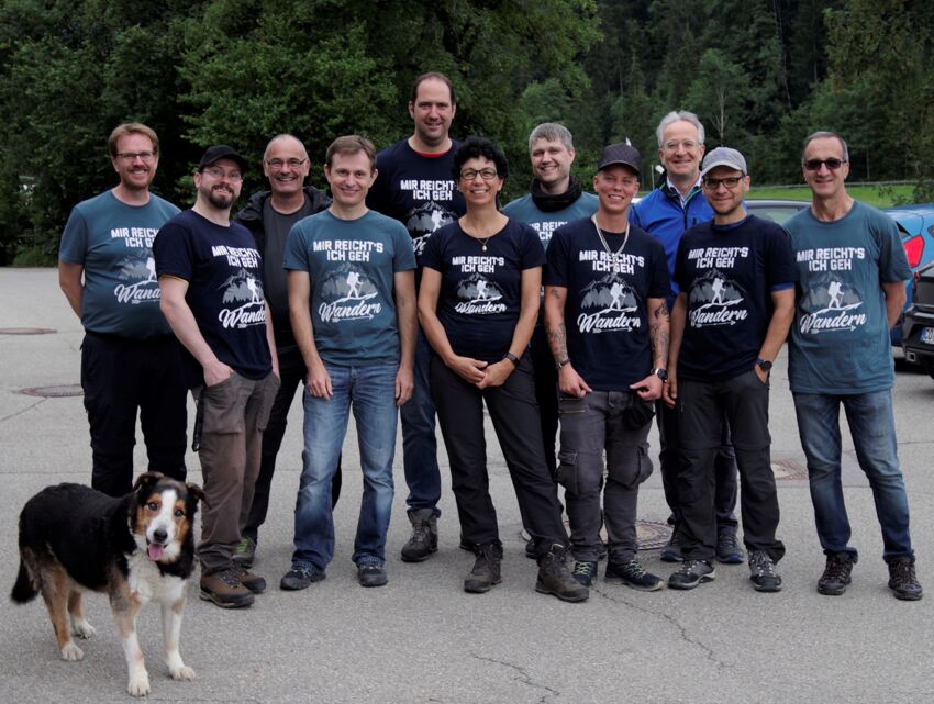 Hatte viel Spaß im Allgäu: Die Wandergruppe von SMART TESTSOLUTIONS.